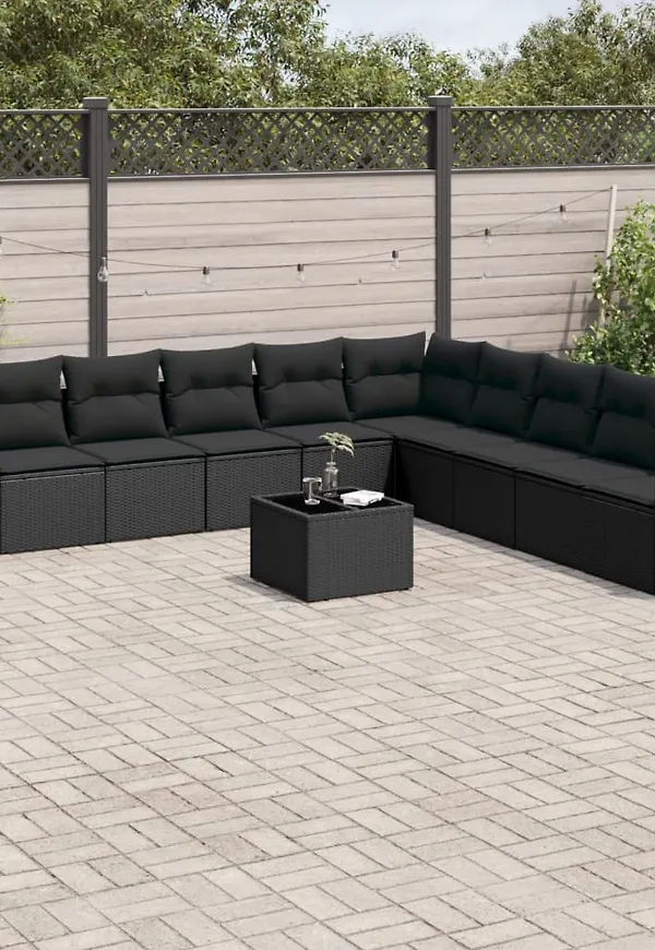 Superfin svart loungegrupp 2025 från vidaXL.