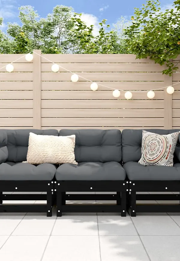 Supersnygg hörnsoffa i svart från vidaXL.