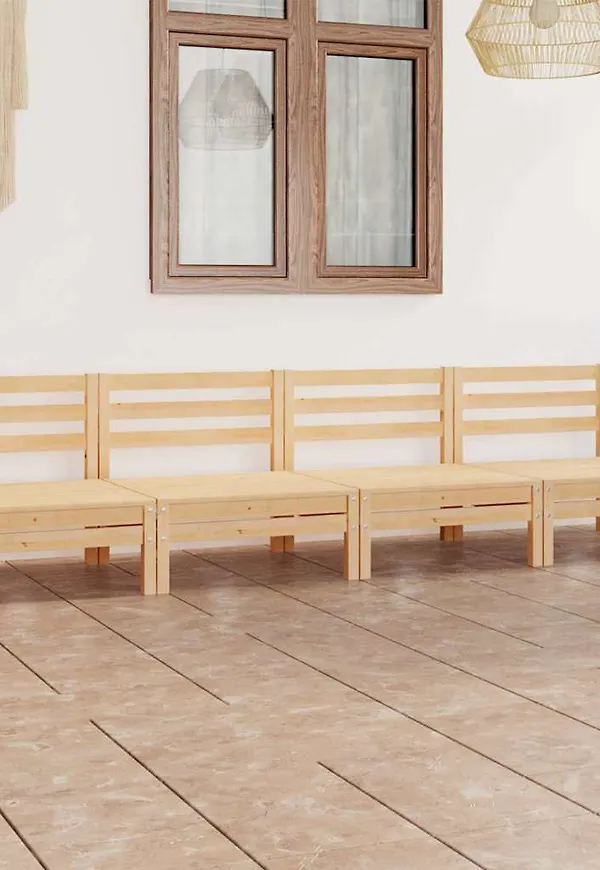 Brun vidaXL-loungegrupp i klassisk modell.