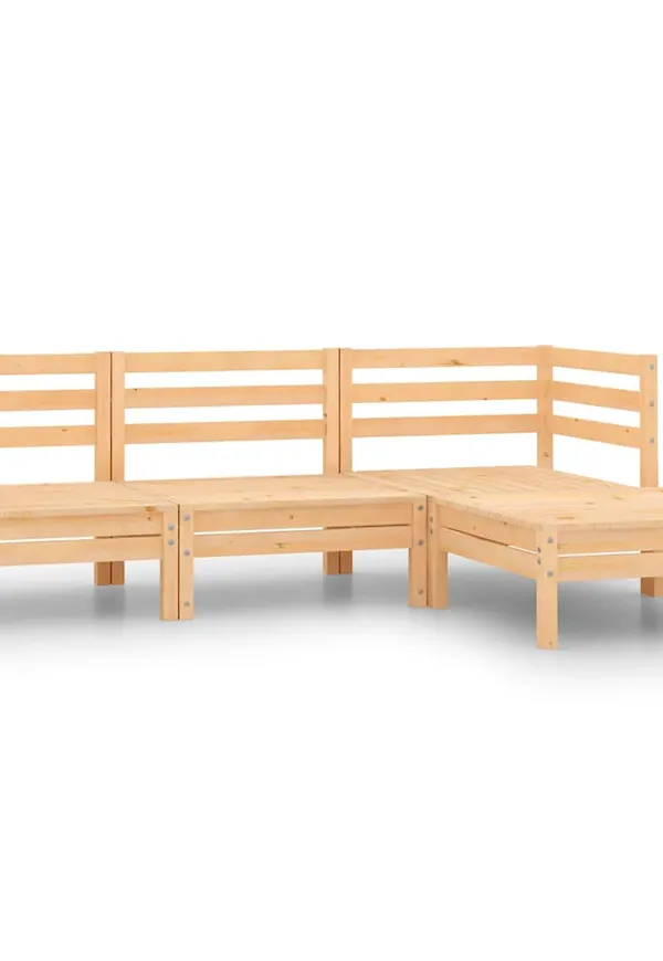 Skön grupp i brunt från vidaXL.