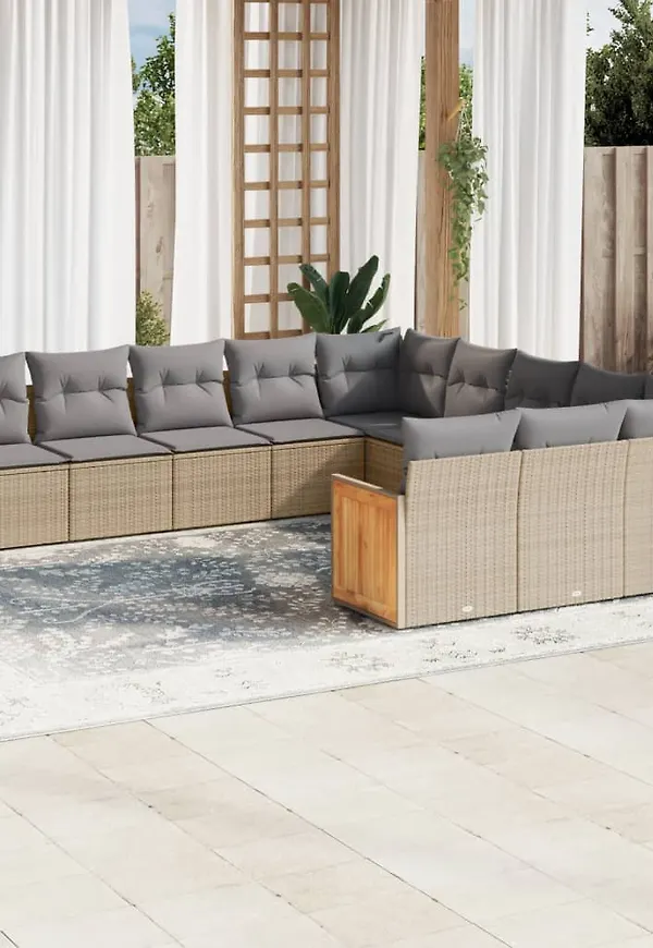 Trendig beige soffgrupp 2025 från vidaXL.