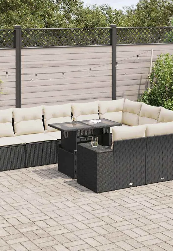 Svart VidaXL matbord som passar perfekt till hösten 2025!