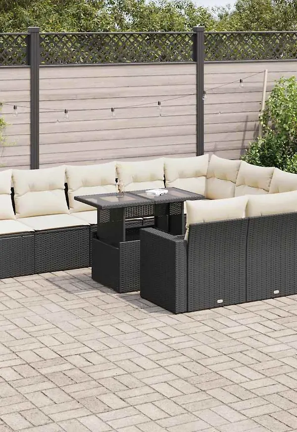 Svart VidaXL soffbord som passar perfekt till hösten 2025!