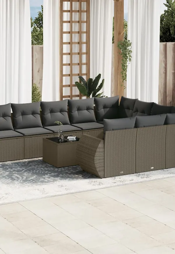 Moderiktig grå soffgrupp 2025 från vidaXL.