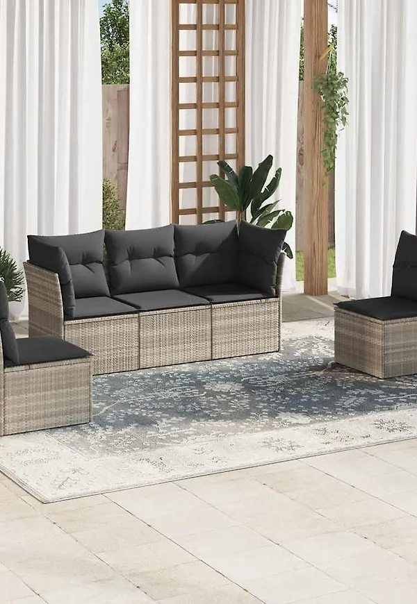 Grå soffgrupp som passar perfekt till våren 2025!