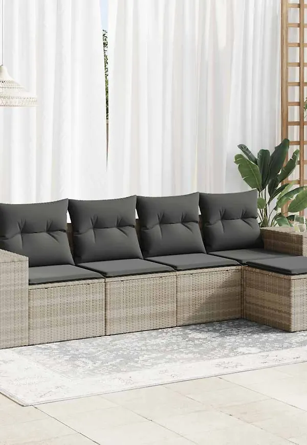 Grå VidaXL möbelgrupp som passar perfekt till hösten 2025!