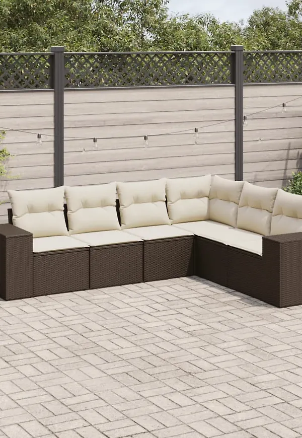 Supersnygg brun loungegrupp 2025 från vidaXL.