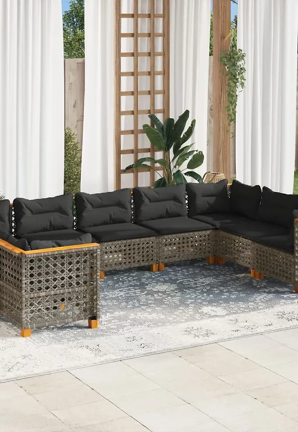 Grå soffgrupp som passar perfekt till våren 2025!