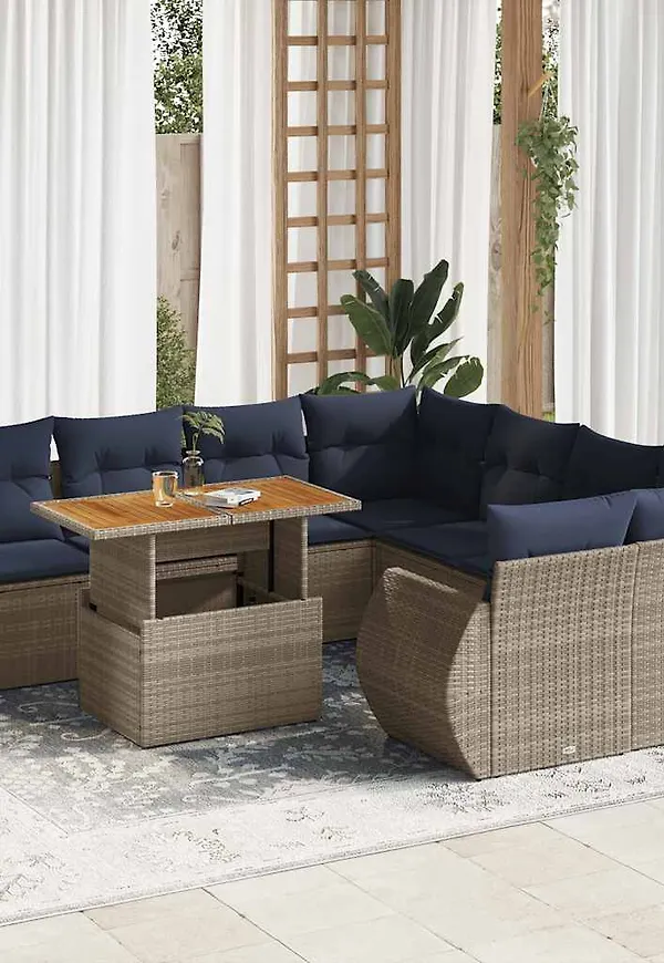 Riktigt snygg bord i grått från vidaXL.