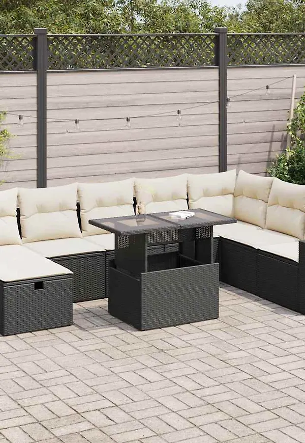 Ikonisk loungegrupp i svart från vidaXL.