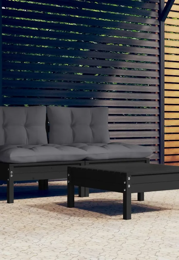 Smickrande svart bord 2025 från vidaXL.