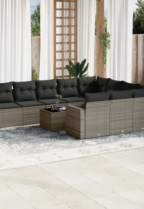 Riktigt fin grå soffgrupp 2025 från vidaXL.