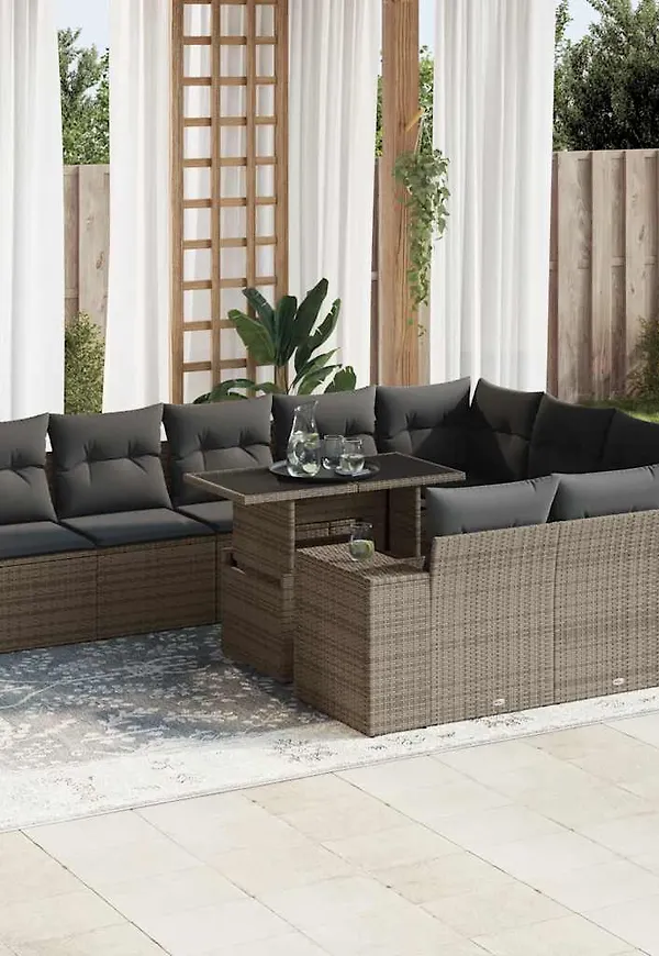 Grå vidaXL-soffbord i söt modell.