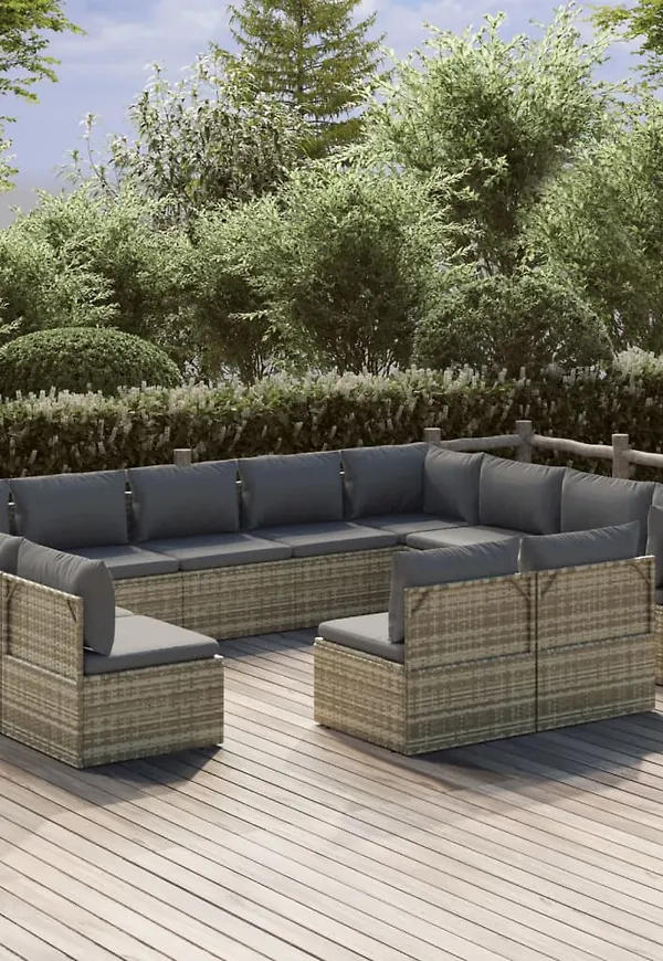 Grå vidaXL-möbel i otroligt fin modell.