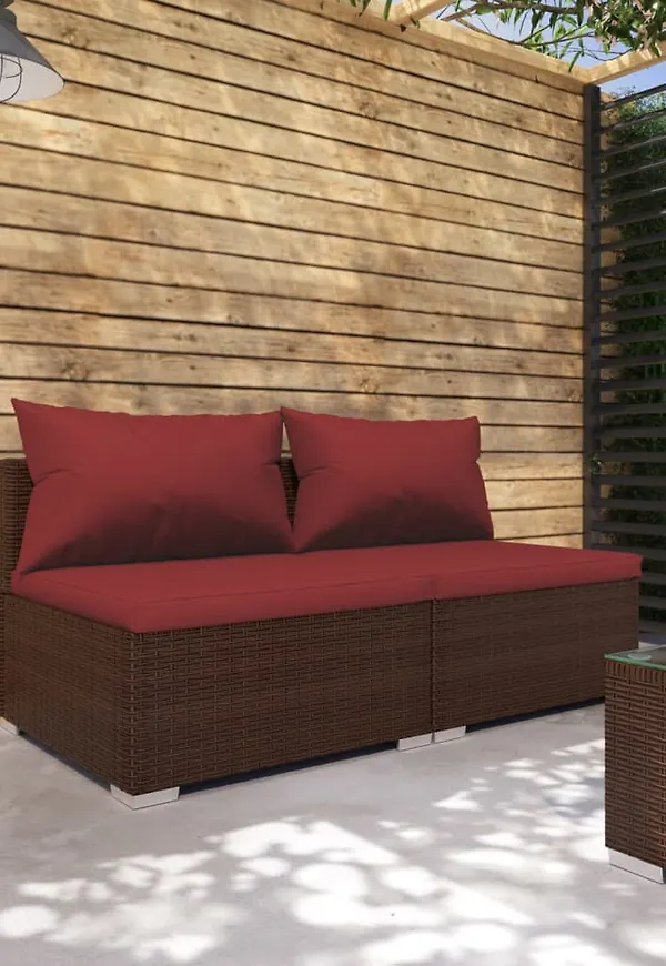 Brun vidaXL-trädgårdsgrupp i jättesnygg modell.