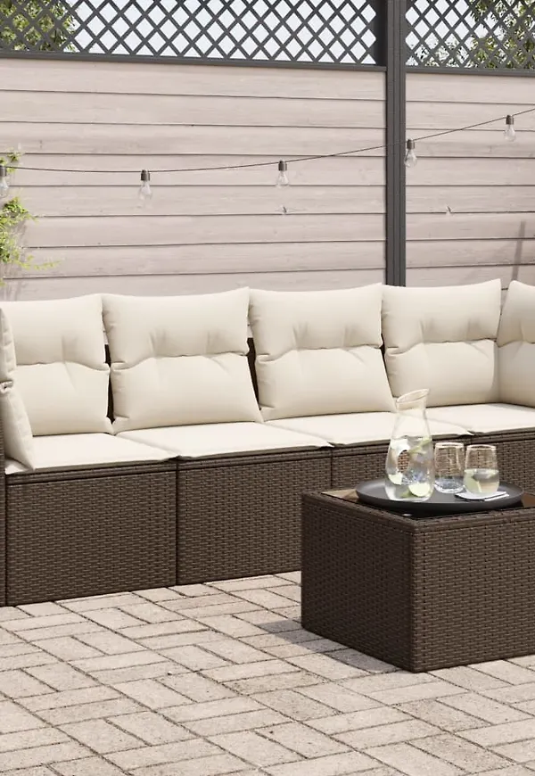 Superfin brun loungegrupp 2025 från vidaXL.