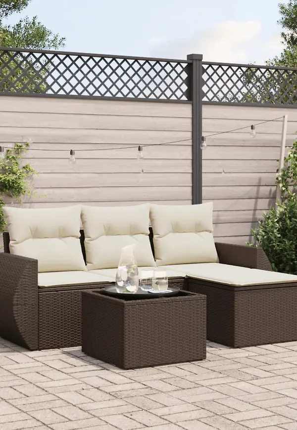 Riktigt trendig brun loungegrupp 2025 från vidaXL.