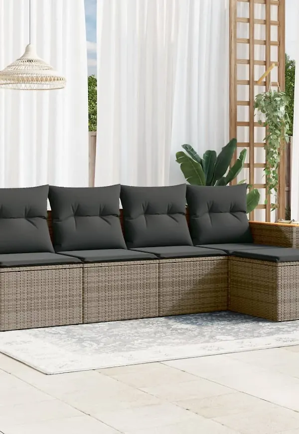 Grå soffgrupp som passar perfekt till våren 2025!