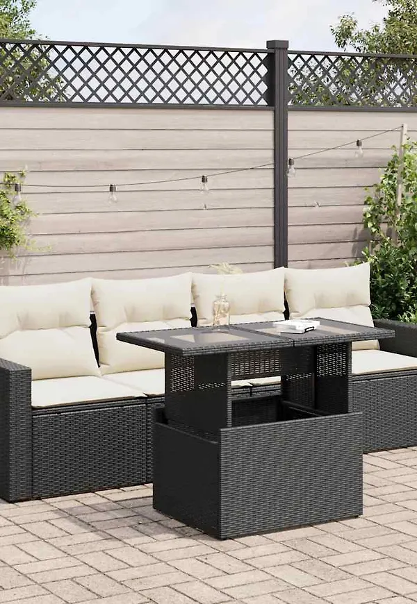 Svart VidaXL soffbord som passar perfekt till hösten 2025!