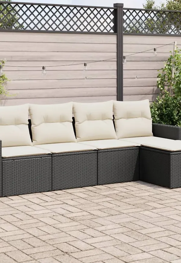 Smickrande svart loungegrupp 2025 från vidaXL.