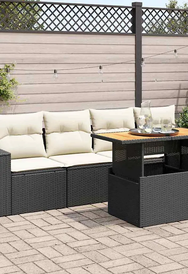 Svart VidaXL soffbord som passar perfekt till hösten 2025!