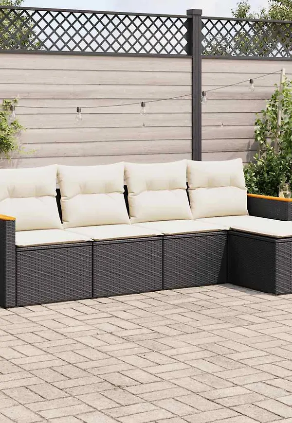 Svart VidaXL möbelgrupp som passar perfekt till hösten 2025!