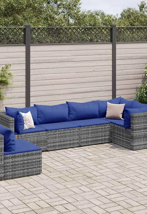 Grå VidaXL möbelgrupp som passar perfekt till hösten 2025!