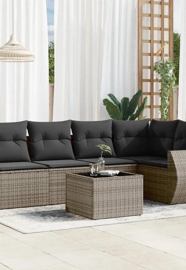 Snygg grå soffgrupp 2025 från vidaXL.