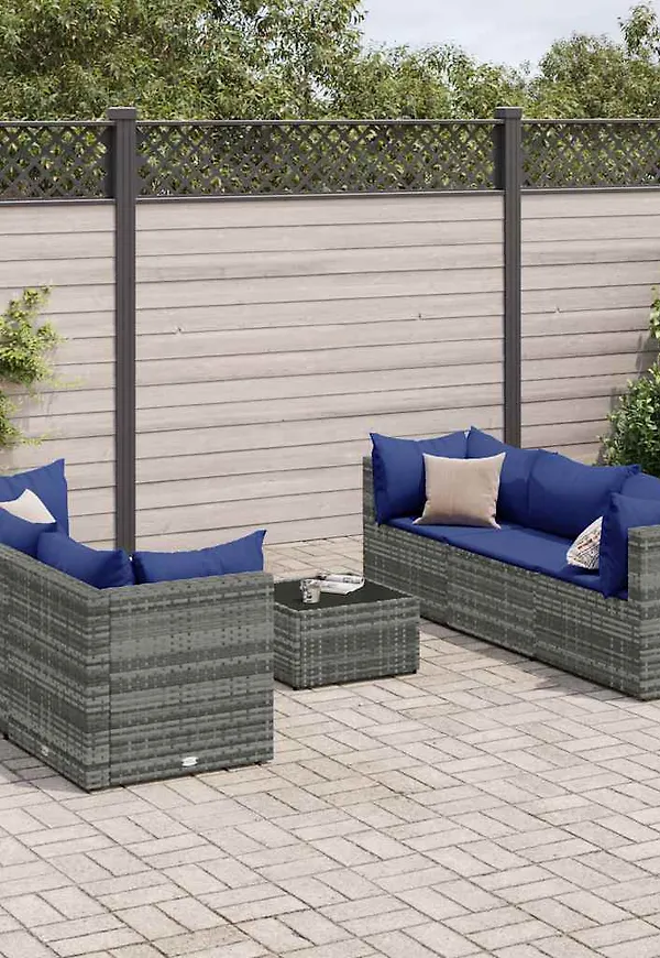 Grå VidaXL möbelgrupp som passar perfekt till hösten 2025!