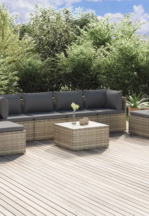 Grå vidaXL-möbel i snygg modell.