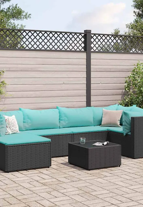 Skön svart loungegrupp 2025 från vidaXL.