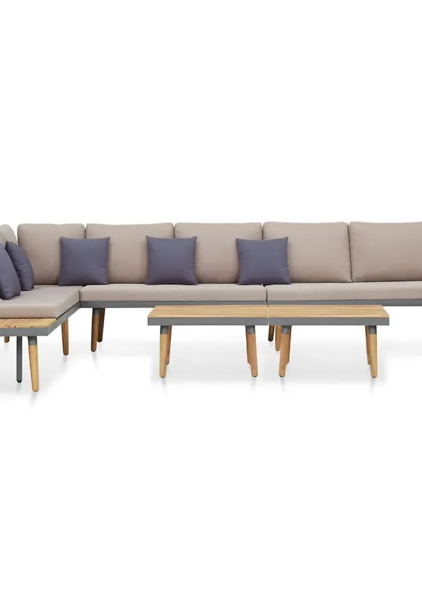 Komfortabel grupp i brunt från vidaXL.