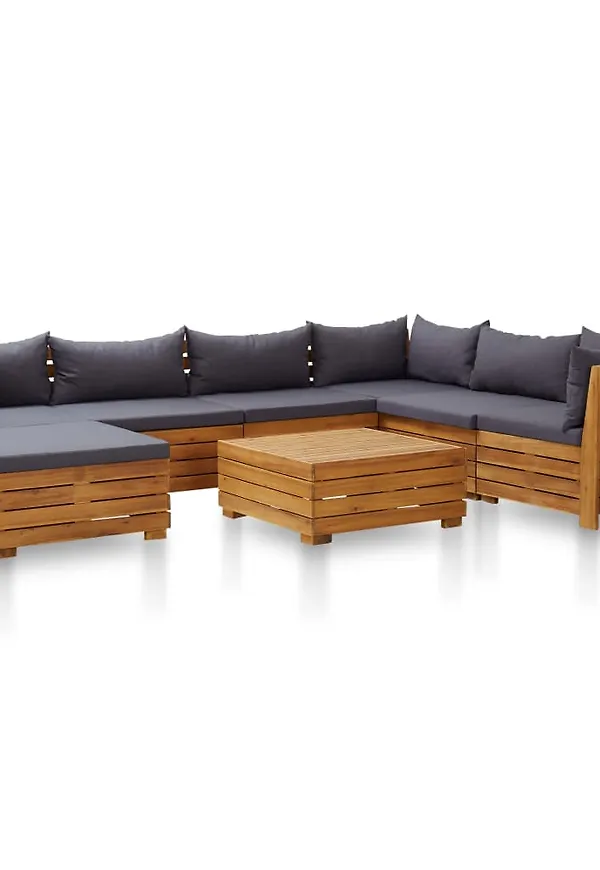 Vacker grå soffgrupp 2025 från vidaXL.