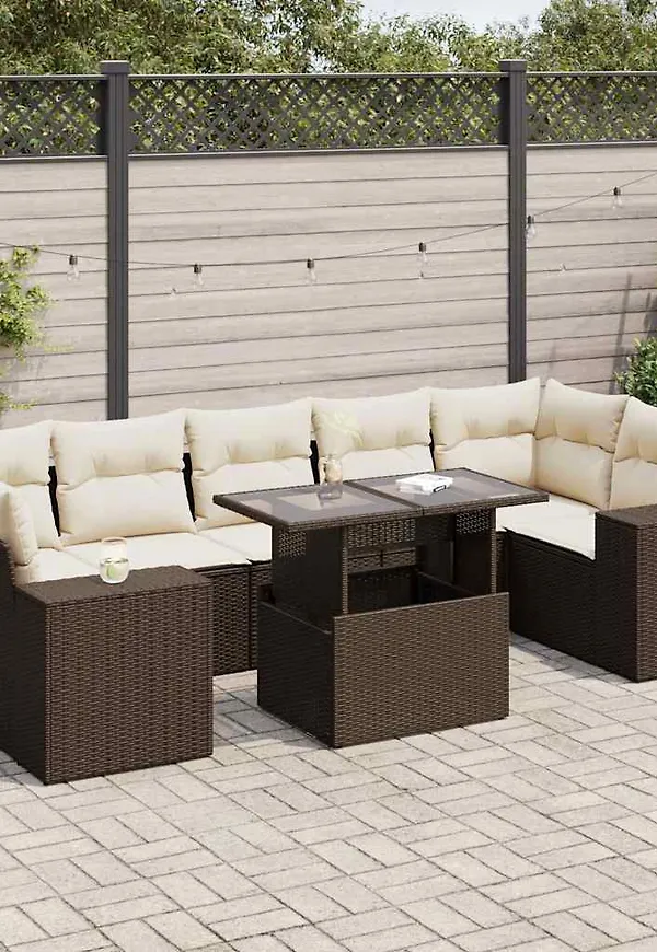 Otroligt snygg bord i brunt från vidaXL.