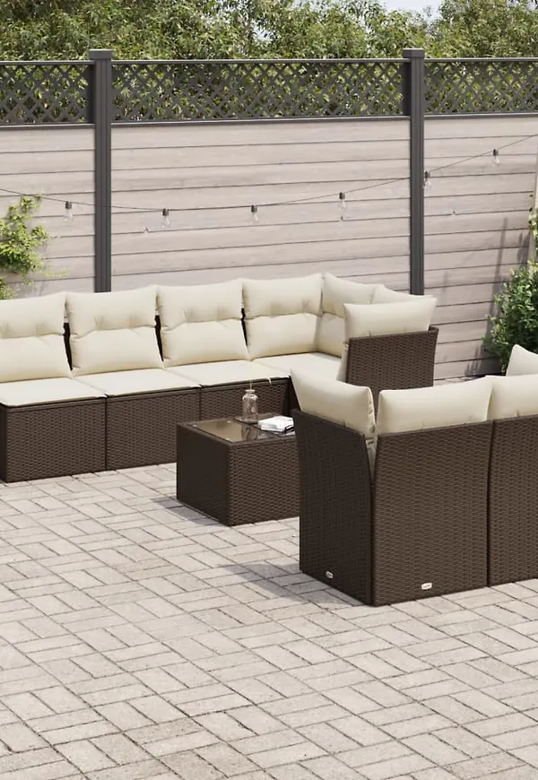 Brun loungegrupp som passar perfekt till sommaren 2025!