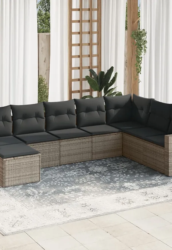 Klassisk grå soffgrupp 2025 från vidaXL.