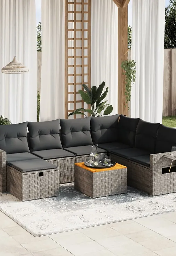 Skön bord i grått från vidaXL.