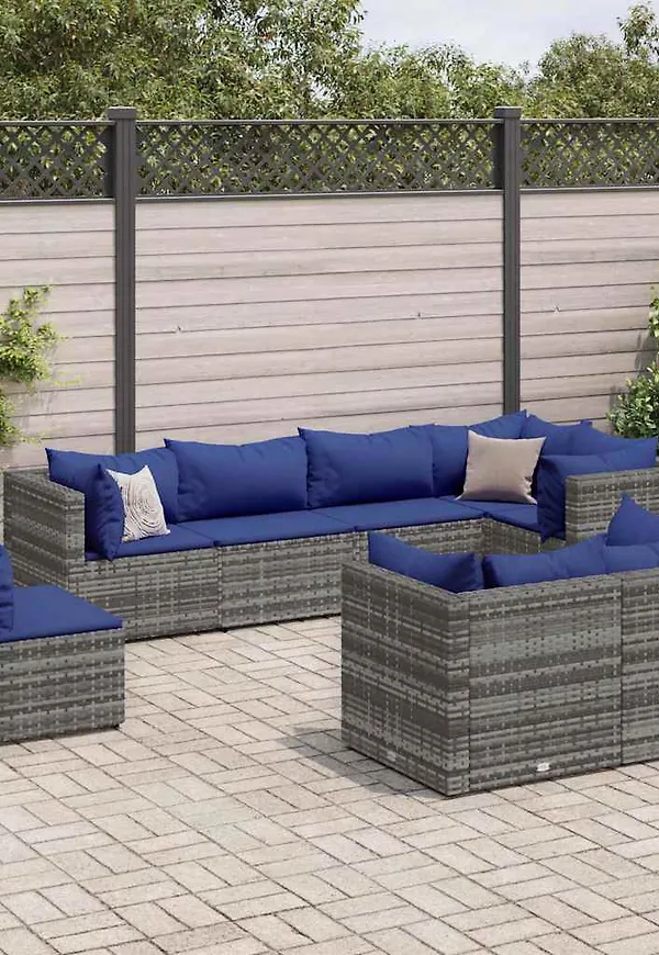 Grå VidaXL möbelgrupp som passar perfekt till hösten 2025!