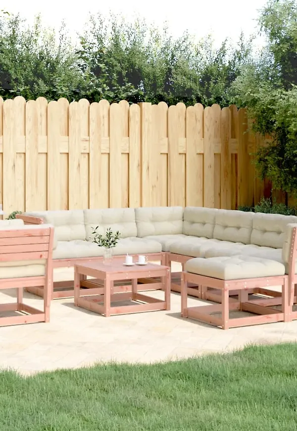 Riktigt fin loungegrupp i brunt från vidaXL.