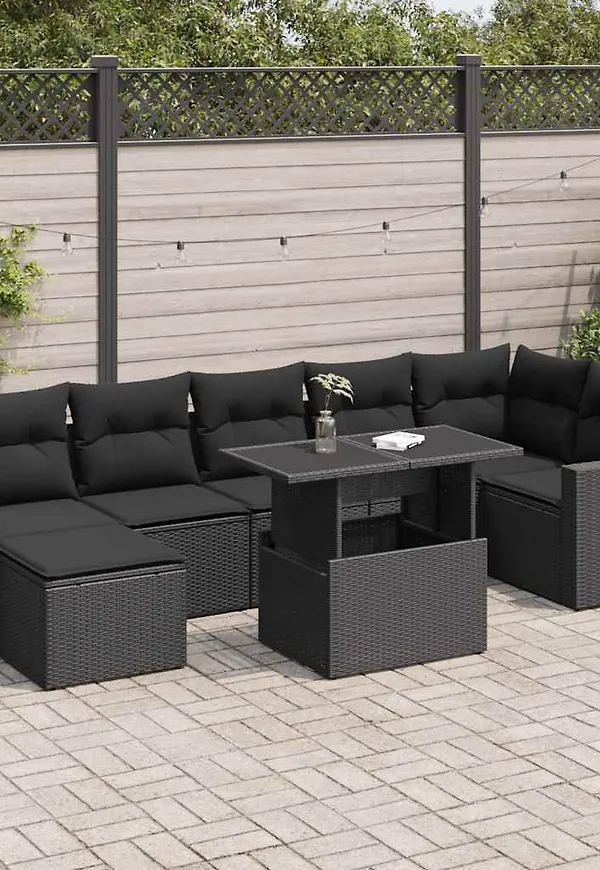 Stilren soffbord i svart från vidaXL.