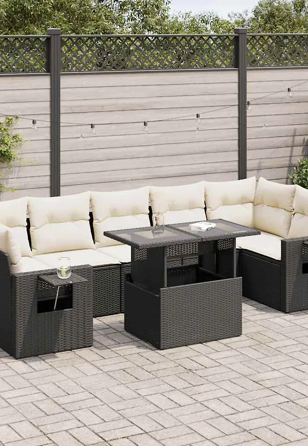 Svart VidaXL soffbord som passar perfekt till hösten 2025!