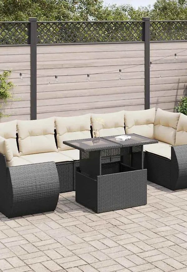 Svart VidaXL soffbord som passar perfekt till hösten 2025!