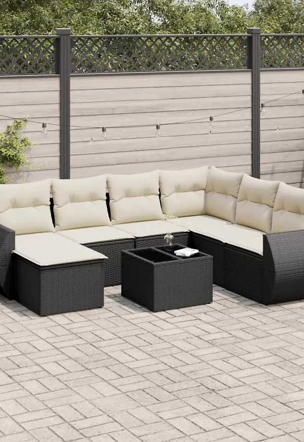 Svart soffgrupp som passar perfekt till våren 2025!