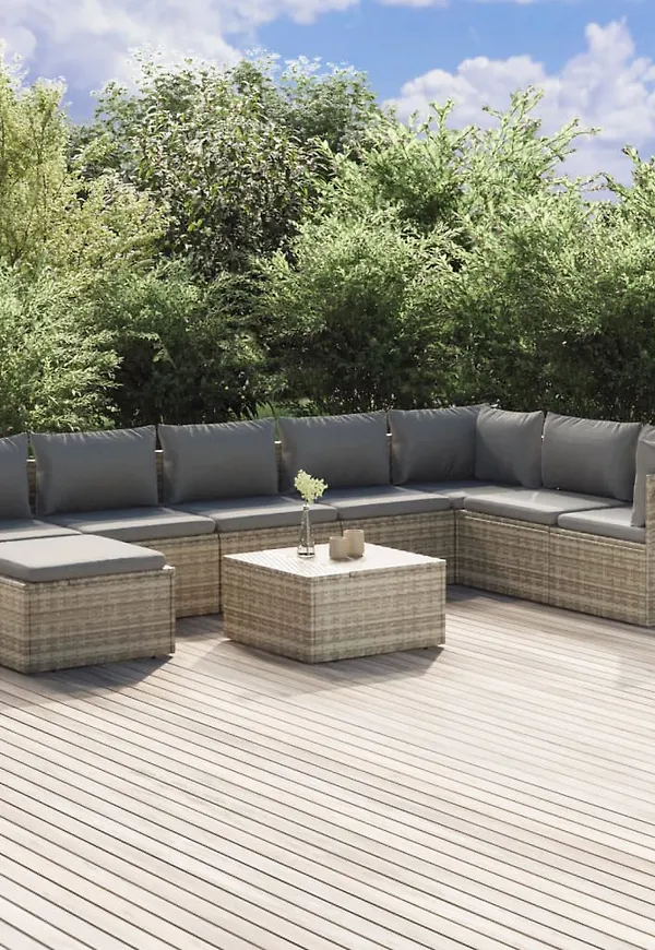 Grå vidaXL-möbel i mysig modell.