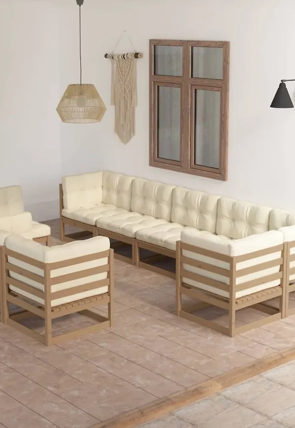 Otroligt snygg brun loungegrupp 2025 från vidaXL.