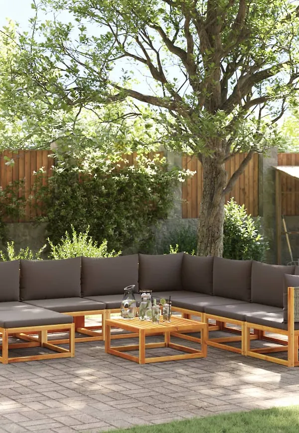 Härlig utemöbel i brunt från vidaXL.