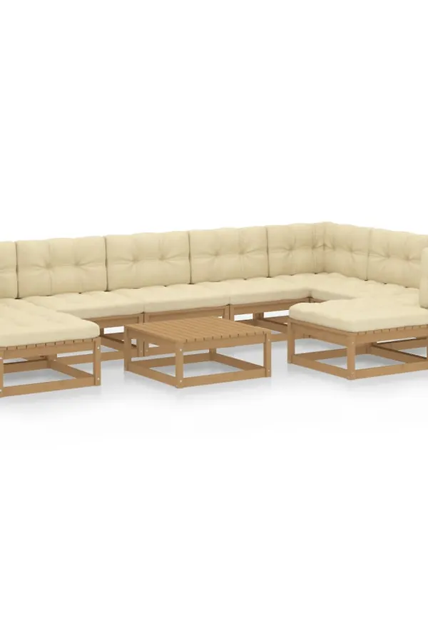 Fantastiskt fin brun loungegrupp 2025 från vidaXL.