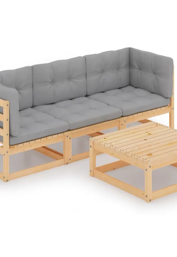 Fin grå loungegrupp 2025 från vidaXL.