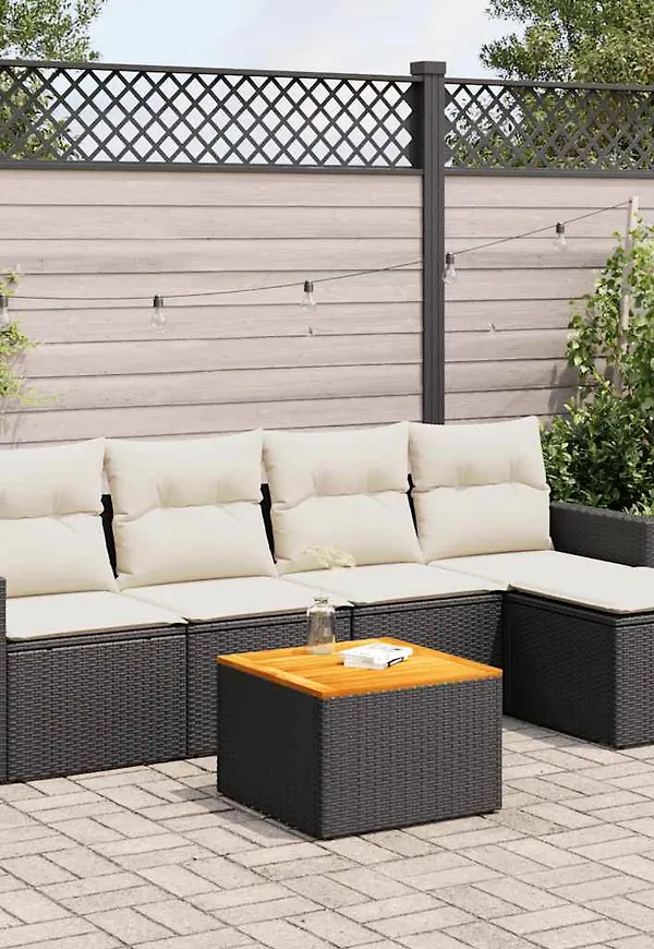 Svart VidaXL möbelgrupp som passar perfekt till hösten 2025!