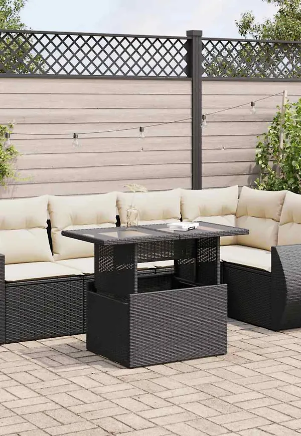 Riktigt snygg svart bord 2025 från vidaXL.